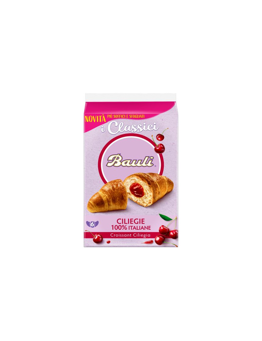 Bauli Croissant Ciliegia gr.50X6