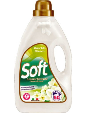 Soft Ammorbidente 50 Lavaggi Muschio Bianco lt.2,75