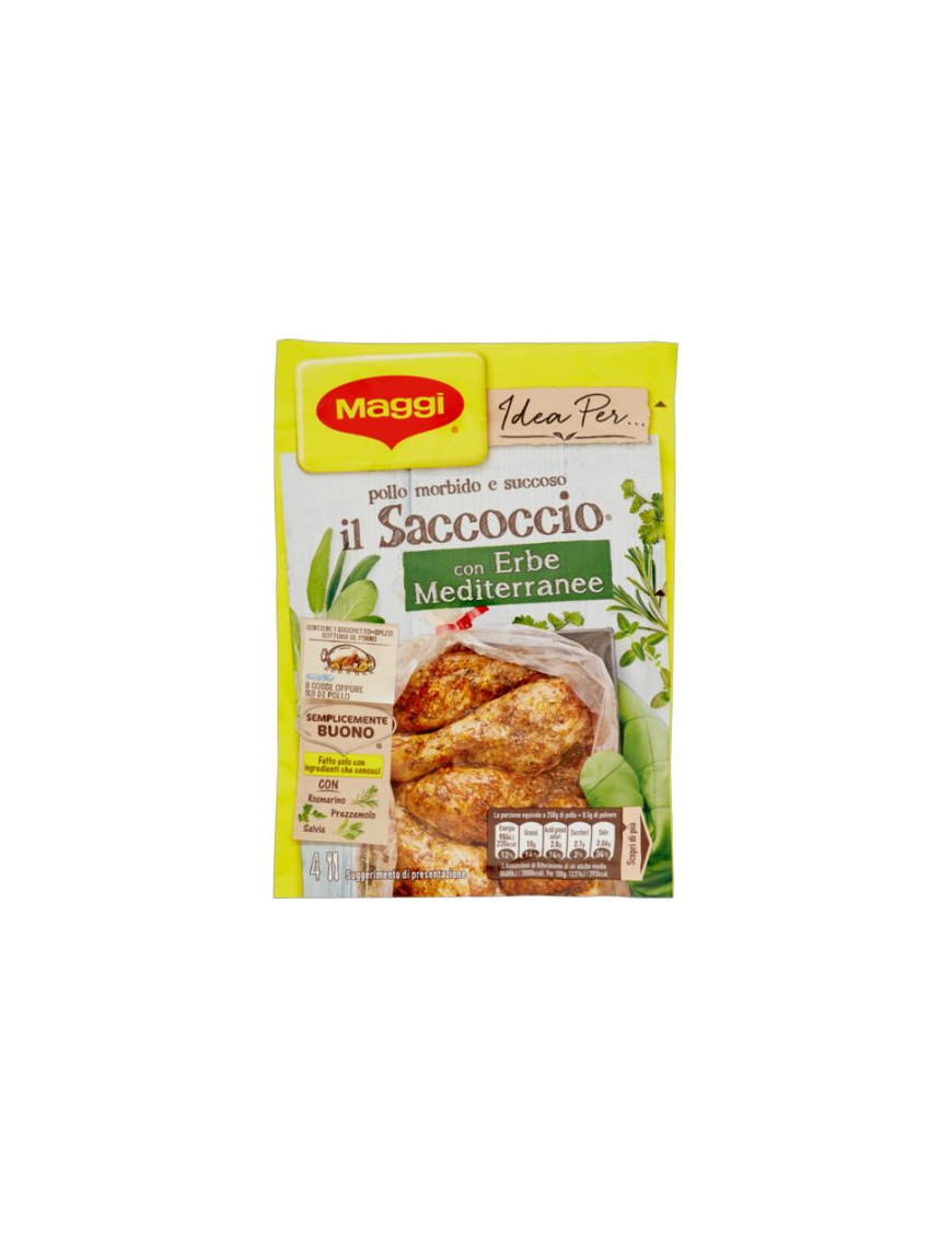 Maggi Il Saccoccio Gusto Erbe Mediterraneo gr.34