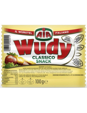 Aia Wurstel Wudy Snack gr.100 Pollo e Tacchino Classico