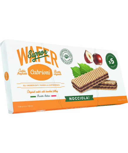 CABRIONI WAFER G.45X5 NOCCIOLA