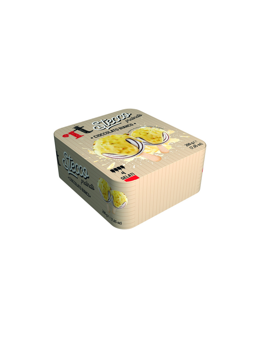 RT  STECCO PRALINATO CIOCC. BIANCO X 4 G.200