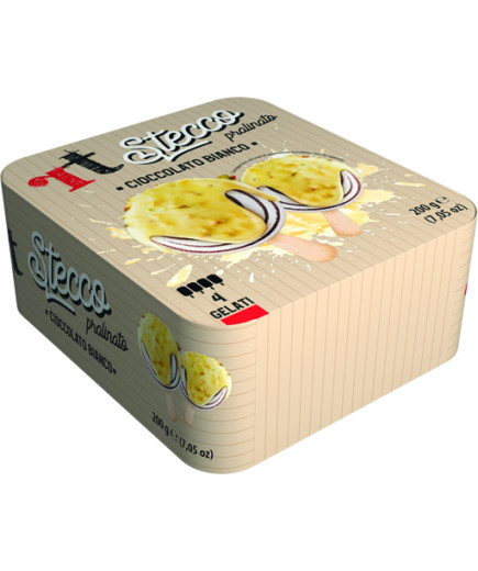 RT  STECCO PRALINATO CIOCC. BIANCO X 4 G.200