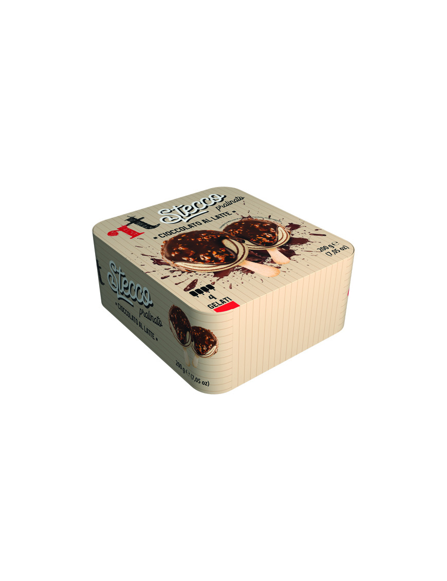 RT  STECCO PRALINATO CIOCC. AL LATTE X 4 G.200