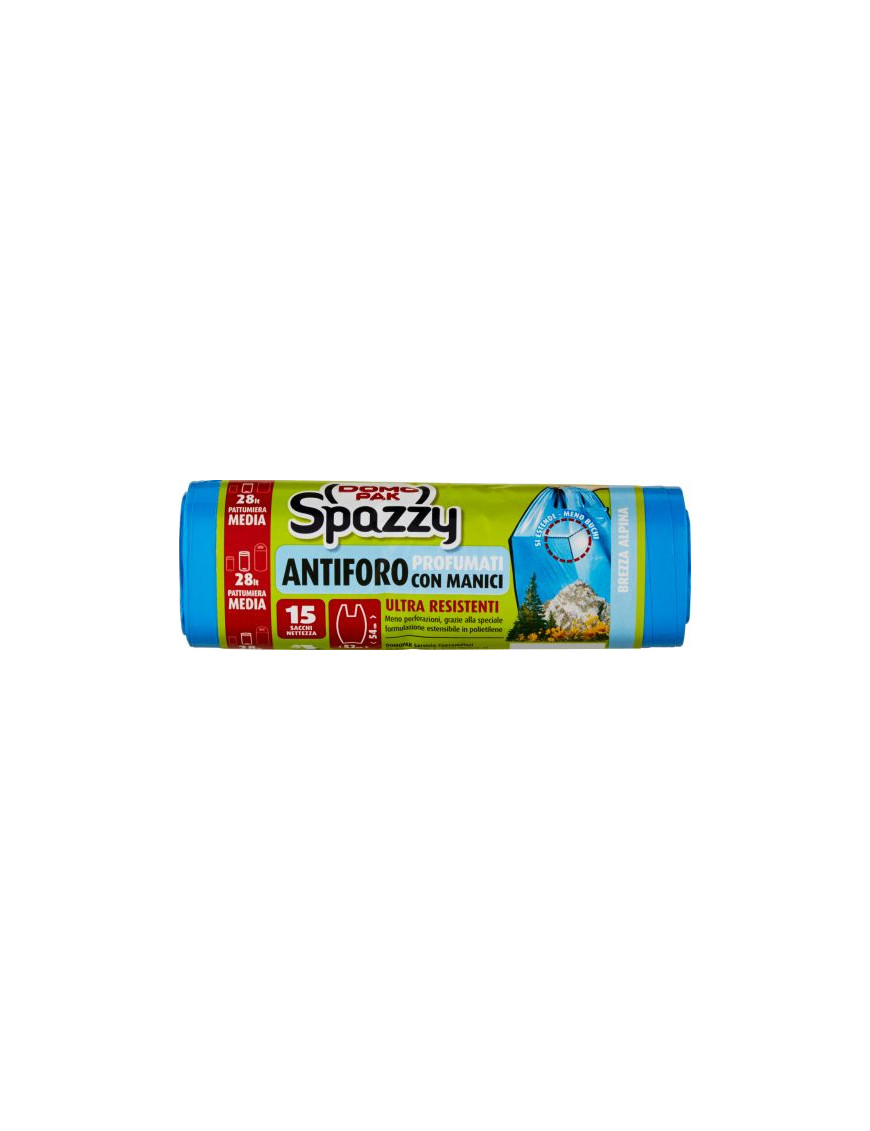 Domopak Spazzy Profumo Brezza Alpina cm.52X54 15pz.