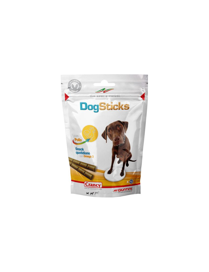 Crancy Snack Dog Sticks Pollo E Omega 3 X Cani gr.90