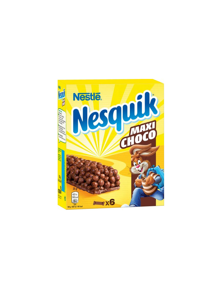 Nestle' Nesquik Barretta Maxichoco gr.25x6