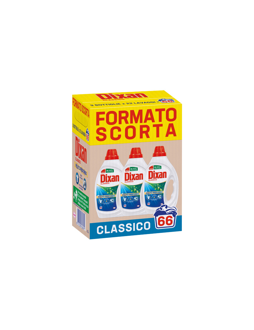 DIXAN LAV.LIQ.22 LAVAG.LT.1,43X3 CLASSICO (TRIPACCO)