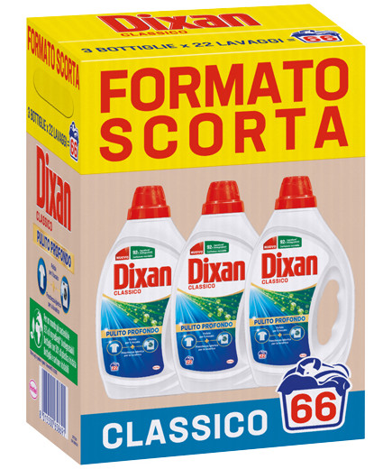 DIXAN LAV.LIQ.22 LAVAG.LT.1,43X3 CLASSICO (TRIPACCO)