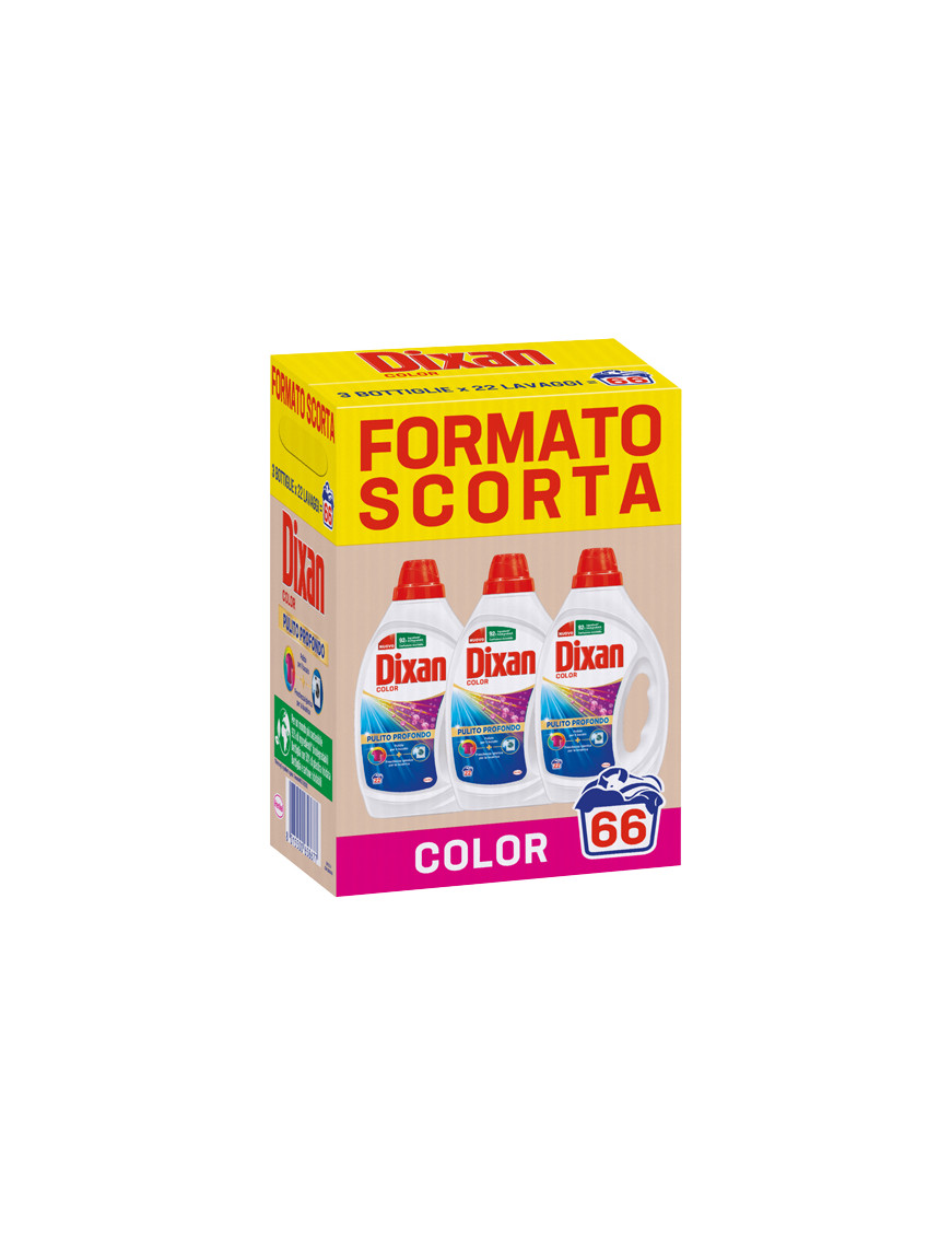 DIXAN LAV.LIQ.22 LAVAGGI LT.1,43X3 COLOR (TRIPACCO)