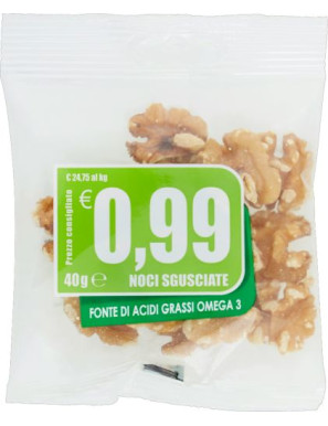 Eurocompany Noci Sgusciate Mezze gr.40 Linea Verde