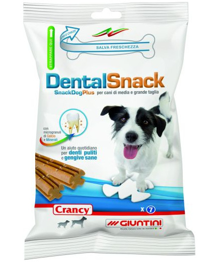 Crancy Dentalsnack Con Microgranuli Di Calcio X Cani gr.110