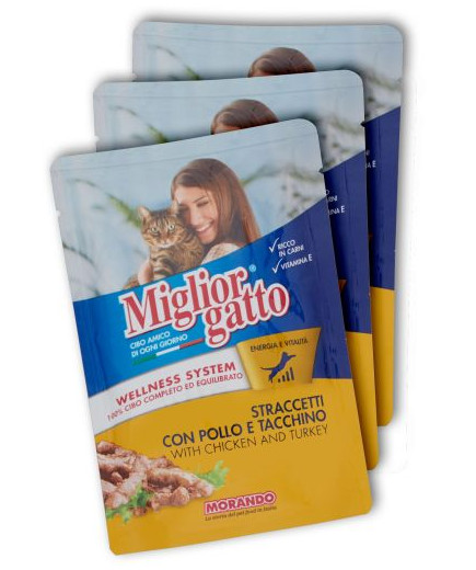 Morando Straccetti gr.100 Pollo E Tacchino Pouch