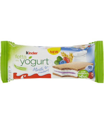 FERRERO KINDER FETTA AL LATTE T5X8 G.140 MIRTILLO