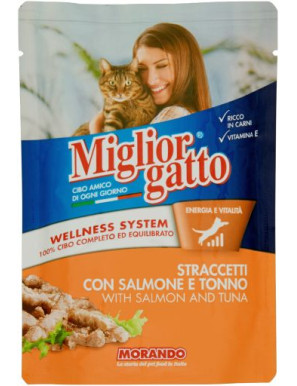 Morando Straccetti gr.100 Salmone Tonno Pouch