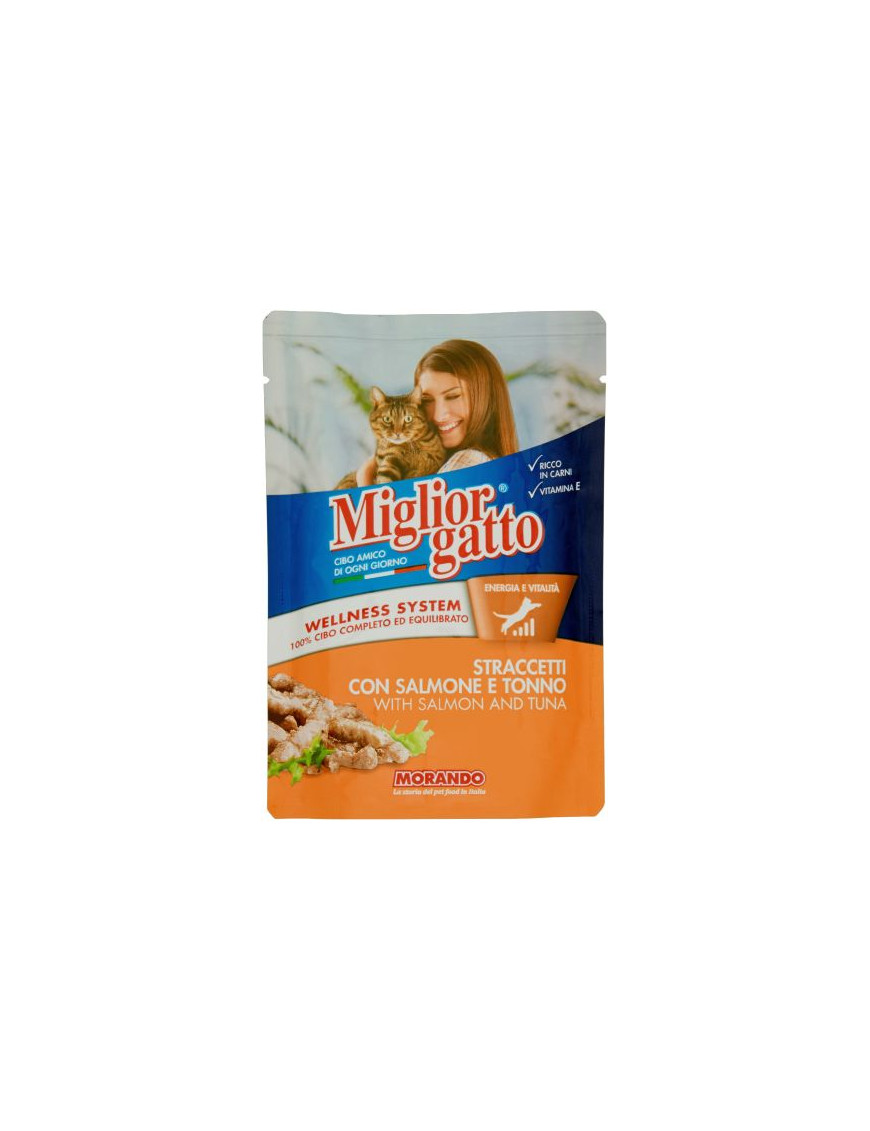 Morando Straccetti gr.100 Salmone Tonno Pouch