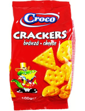 CROCO CRACKERS FORMAGGIO  G.100