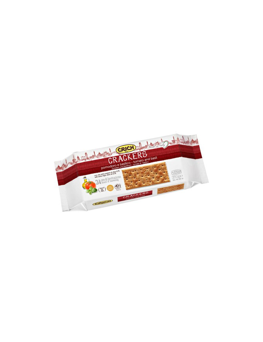 CRICH CRACKERS POMODORO E BASILICO  G.250