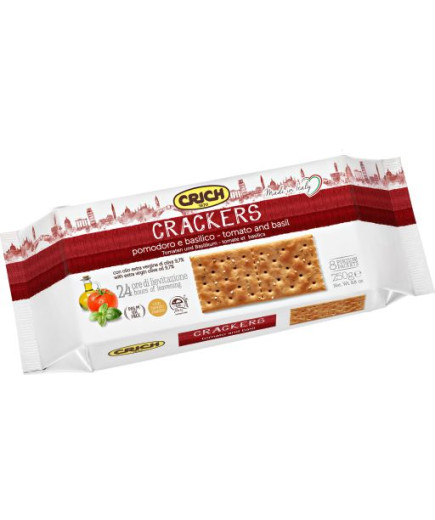 CRICH CRACKERS POMODORO E BASILICO  G.250