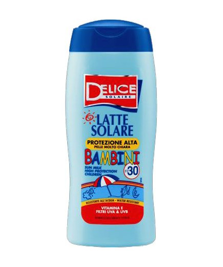 DELICE SOLAIRE LATTE SOLARE BAMBINI PROT.ALTA SPF30 ML.250