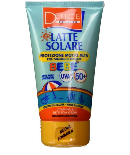 DELICE LATTE SOLARE PROT.MOLTO ALTA BEBE&apos  FP50+ ML.100