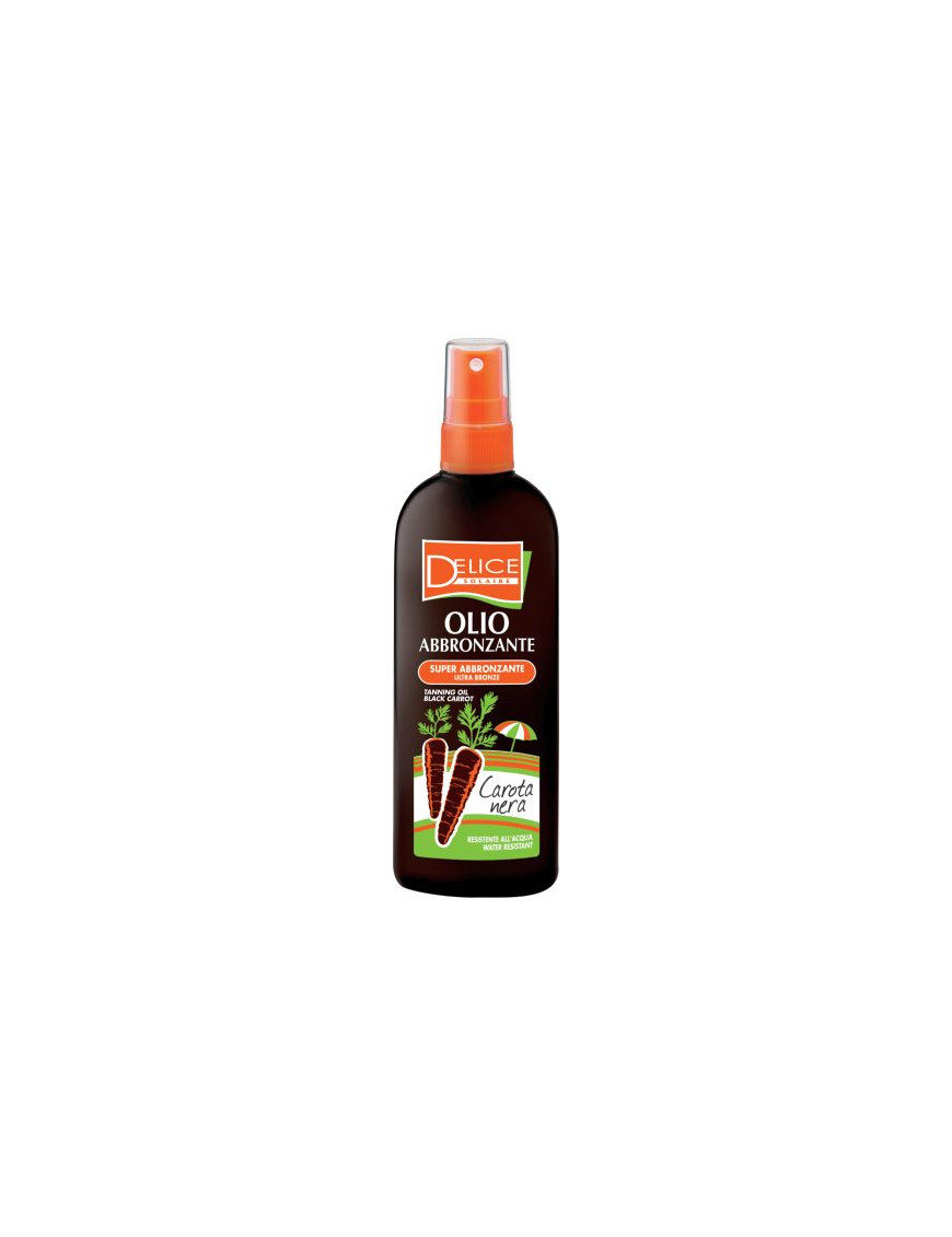 DELICE OLIO SOLARE SPRAY CAROTA NERA ML.150