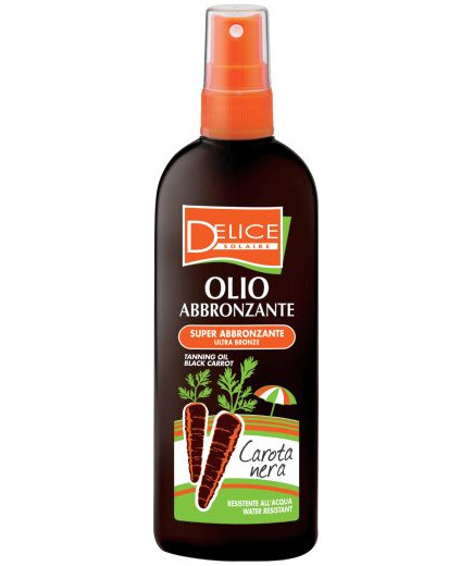 DELICE OLIO SOLARE SPRAY CAROTA NERA ML.150