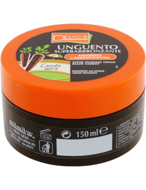 DELICE UNGUENTO SUPERABBRONZANTE CAROTA NERA VASO ML.150