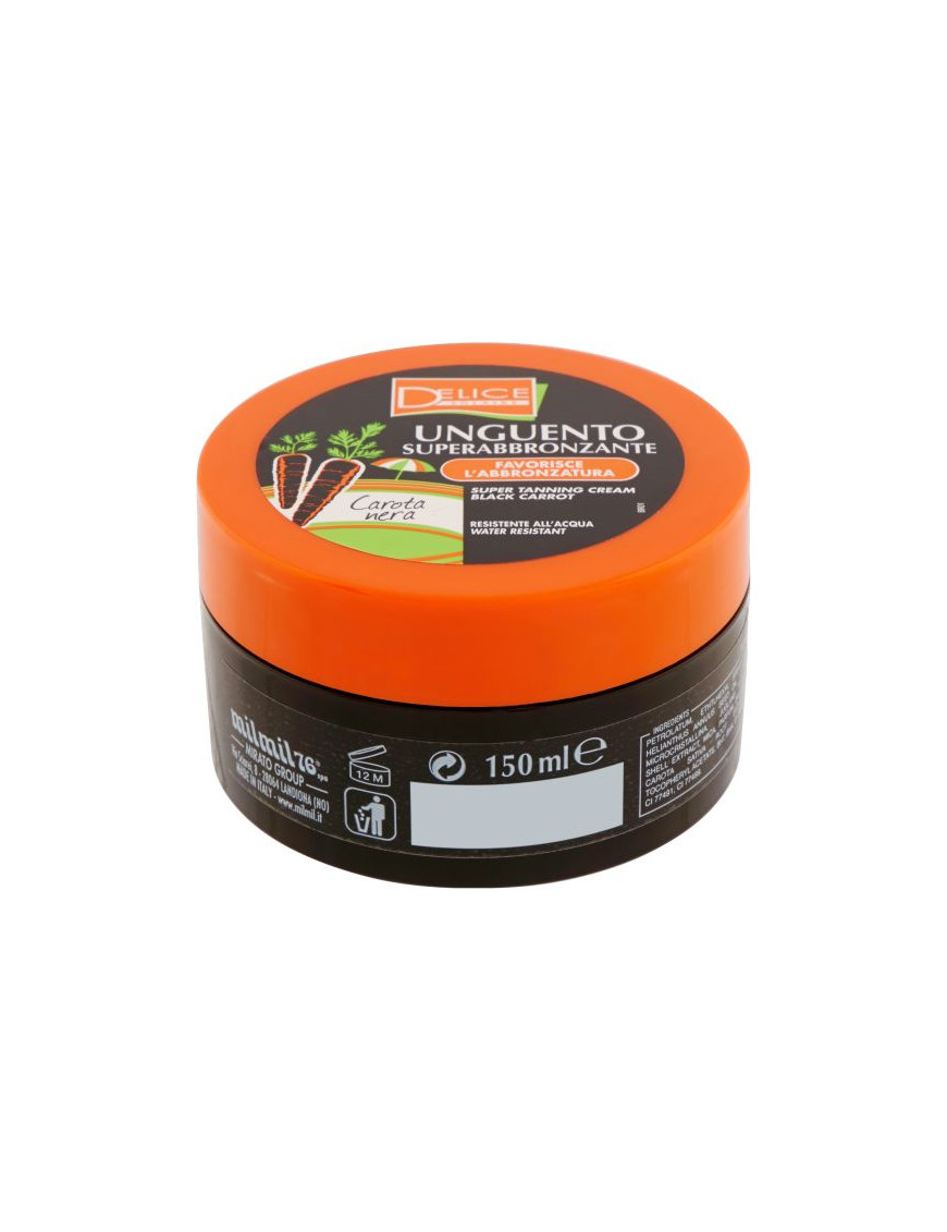 DELICE UNGUENTO SUPERABBRONZANTE CAROTA NERA VASO ML.150
