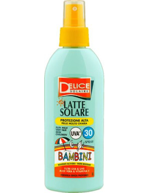 DELICE LATTE SOLARE SPRAY UVAPROTEZ.ALTA BAMBIN.SFP30 ML150