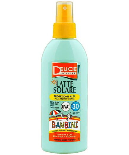 DELICE LATTE SOLARE SPRAY UVAPROTEZ.ALTA BAMBIN.SFP30 ML150