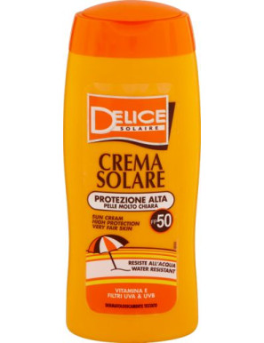 DELICE CREMA SOLARE PROTEZIONE MOLTO ALTA SPF50 ML.250