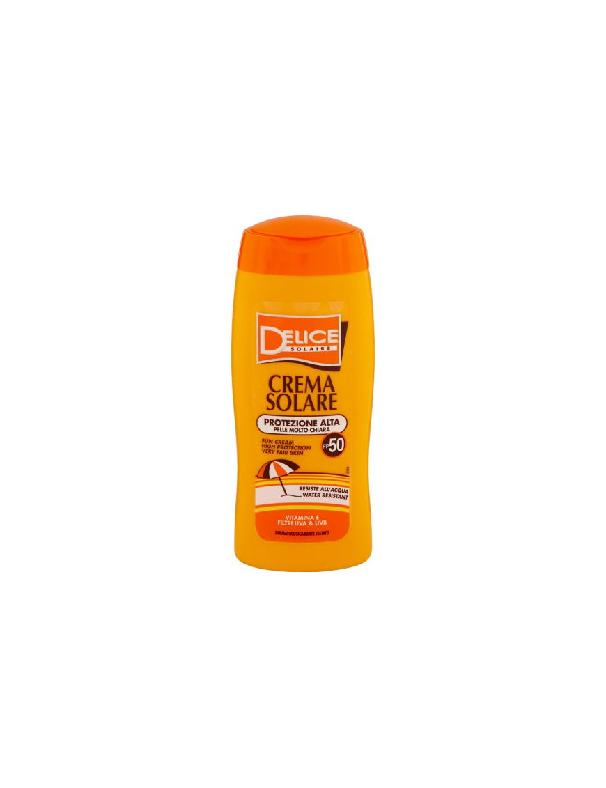 DELICE CREMA SOLARE PROTEZIONE MOLTO ALTA SPF50 ML.250