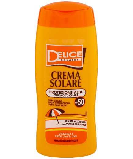 DELICE CREMA SOLARE PROTEZIONE MOLTO ALTA SPF50 ML.250