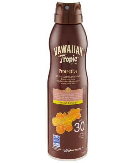 HAWAIIAN TROPIC CAN SPRAY OILSPF30 ML.180