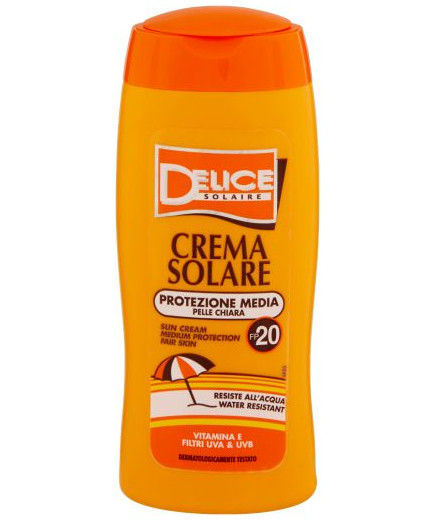 DELICE CREMA SOLARE PROTEZIONE MEDIA SFP20 ML.250