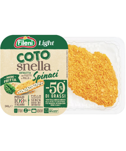 FILENI COTOSNELLA C/SPINACI LIGHT  G.240 [6PZ X CRT]