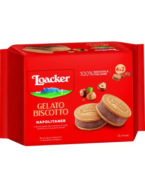 LOACKER BISCOTTO GELATO NAPOLITANER 4X2 G.264