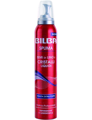 Bilba Spuma Extra Forte Con Semi Di Lino E Cristalli Liquidi ml.200