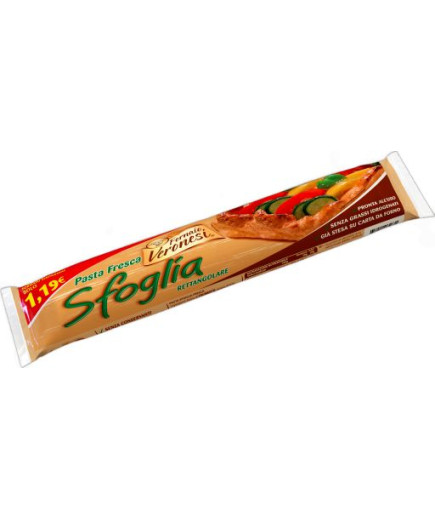 VERONESI PASTA SFOGLIA G.230 - Â¤1,19 RETTANGOLARE