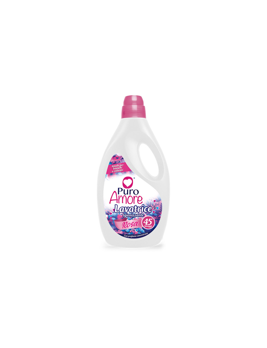 PURO AMORE DET.LAV.LIQ.45 LAVAGGI LT.2,025 IGIENIZZANTE ROSA
