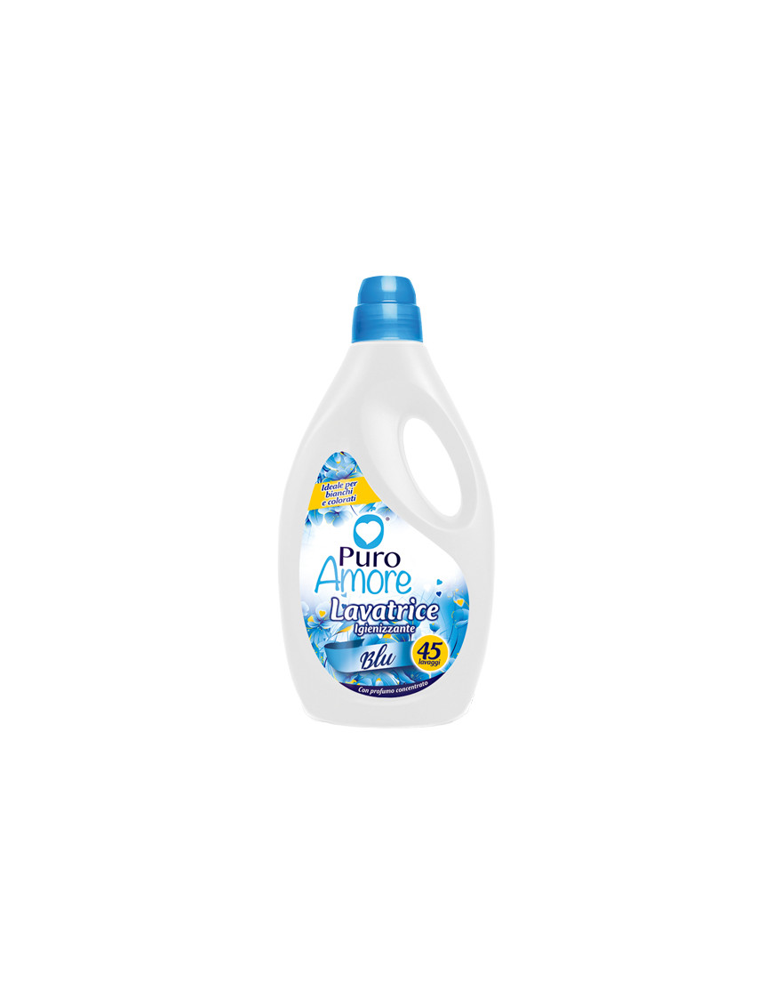 PURO AMORE DET.LAV.LIQ.45 LAVAGGI LT.2,025 IGIENIZZANTE BLU