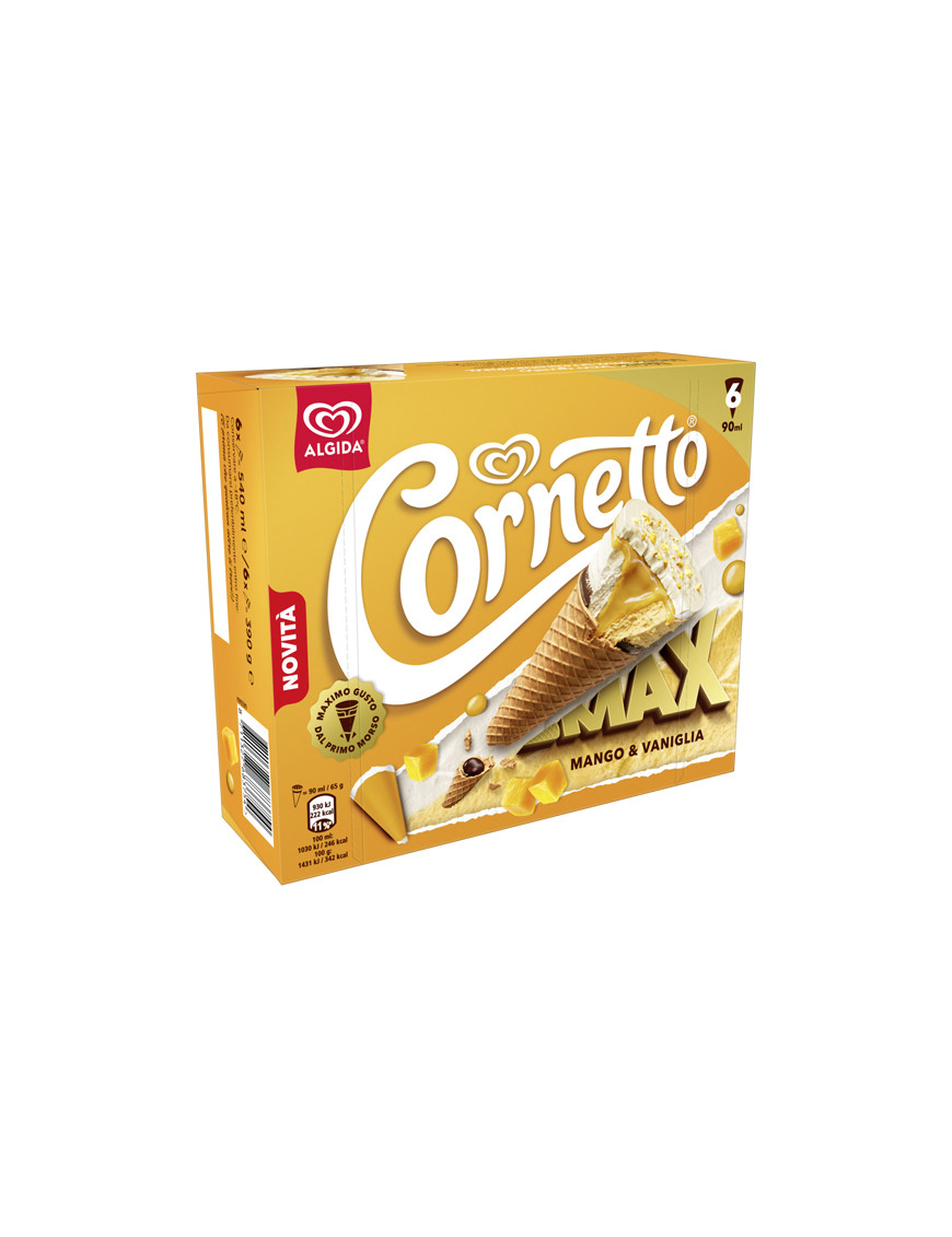 ALGIDA CORNETTO MAX MANGO X6G.390