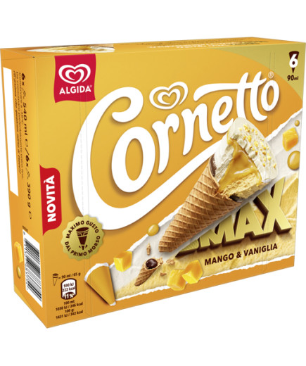 ALGIDA CORNETTO MAX MANGO X6G.390