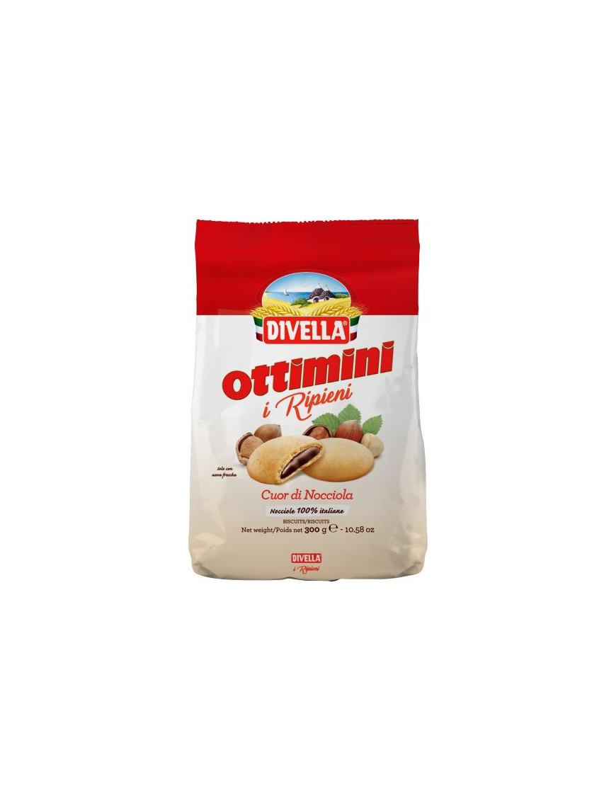 DIVELLA OTTIMINI RIPIENI G.300 NOCCIOLA