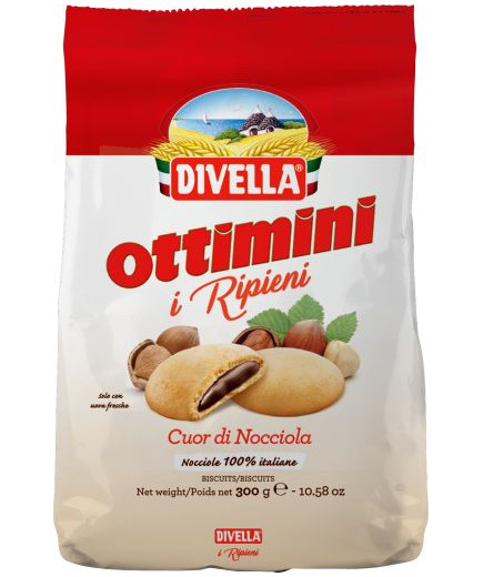 DIVELLA OTTIMINI RIPIENI G.300 NOCCIOLA