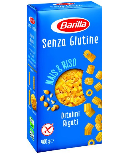 Barilla Pasta Senza Glutine gr.400 Ditalini