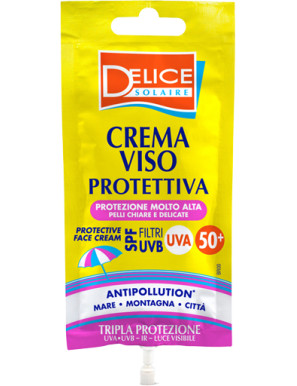 DELICE SOLARE CR.VISO PROTET.ANTIPOLLUT.SPF50+ BUSTINA ML.40