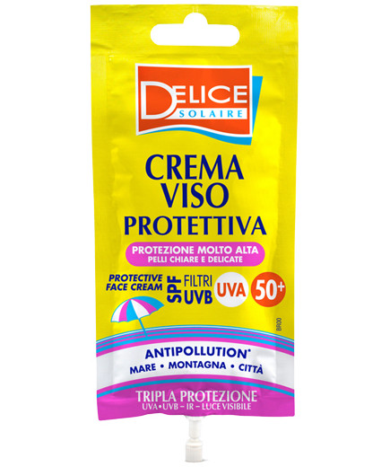 DELICE SOLARE CR.VISO PROTET.ANTIPOLLUT.SPF50+ BUSTINA ML.40