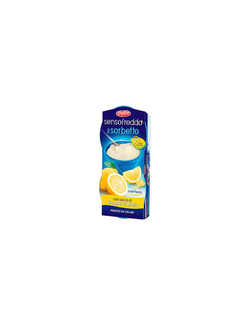 DOLFIN SENSOFREDDO SORBETTOC/SUCCO LIMONE SICILIA G.100X2